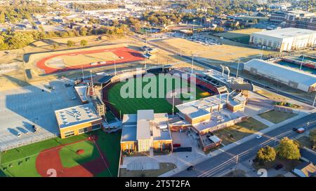 Stillwater, OK - November 3, 2023: O'Brate Stadium is the home field of the Oklahoma State University Cowboys college baseball team Stock Photo