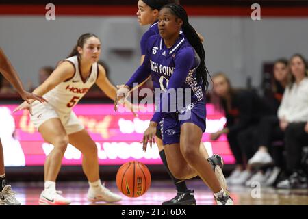 Blacksburg, Virginia, USA. 6th Nov, 2023. Virginia Tech Hokies Guard ...