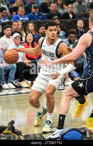 Orlando, Florida, USA, November 6, 2023, Dallas Mavericks guard Josh Green #8 during the first half at the Amway Center. (Photo Credit: Marty Jean-Louis/Alamy Live News Stock Photo