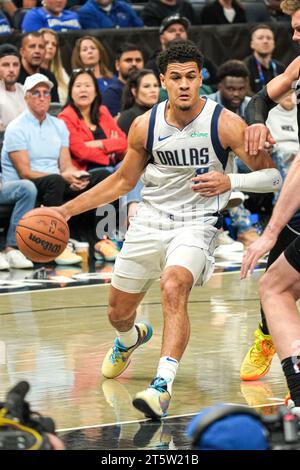 Orlando, Florida, USA, November 6, 2023, Dallas Mavericks guard Josh Green #8 during the first half at the Amway Center. (Photo Credit: Marty Jean-Louis/Alamy Live News Stock Photo