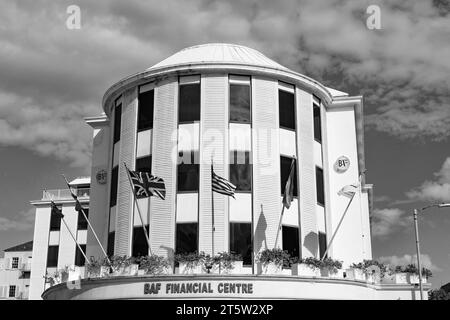 Nassau, Bahamas - Februay 18, 2016: baf financial centre building architecture Stock Photo