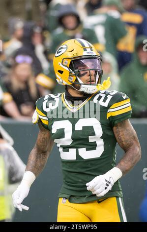 Green Bay Packers Cornerback Jaire Alexander (23) Is Seen During 