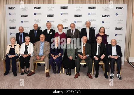 Beverly Hills, California, USA. 06th Nov, 2023. Holocaust survivors attend the Holocaust Museum LA gala after being honored with first Award of Courage at The Beverly Hills Hotel on November 06, 2023 in Beverly Hills, California. Credit: Jeffrey Mayer/Jtm Photos/Media Punch/Alamy Live News Stock Photo