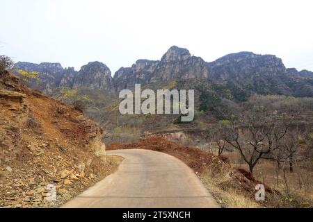 GuoLiang winding road, China Stock Photo - Alamy