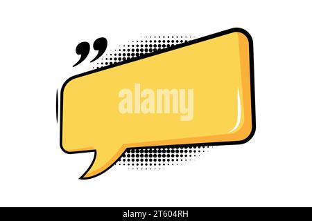 Retro comic speech bubbles in pop art style Stock Vector