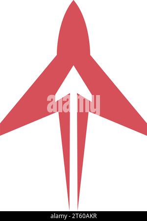 Paper Plane,  Airplane logo design illustration Stock Vector