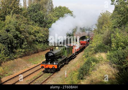 Buy  6988 heads away from Loughborough with the mixed on 6.10.23 Stock Photo