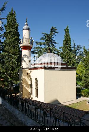 Ertugrul Gazi Mosque in Sogut, Bilecik, Turkey Stock Photo