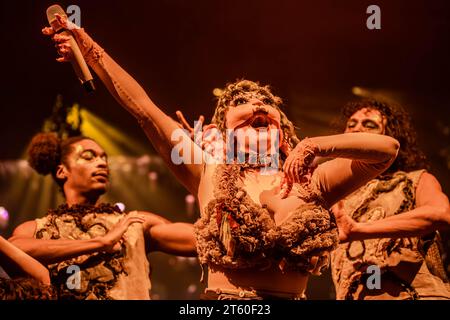 Milan Italy. 06th Nov 2023. The American singer-songwriter MELANIE MARTINEZ performs live on stage at Mediolanum Forum during the 'Portals Tour'. Stock Photo