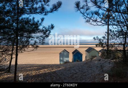 View to the sea at Wells-Next-The-Sea, Norfolk Stock Photo