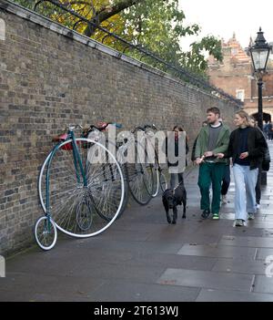 Penny Farthing Ordinary Bicycles Concours Marlborough Road St James's London London To Brighton Veteran Car Run Stock Photo