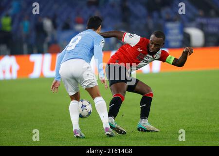 Rome, Lazio, Italy. 7th Nov, 2023. during the UEFA Champions League Group E match between SS Lazio and Feyenoord at Stadio Olimpico on September 19, 2023 in Rome, Italy. (Credit Image: © Ciro De Luca/ZUMA Press Wire) EDITORIAL USAGE ONLY! Not for Commercial USAGE! Stock Photo