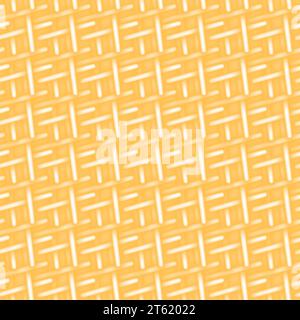 Abstract backdrop texture of intertwined glowing elements in trendy yellow shade. Knitted 3D effect. EPS. Vector for wallpaper, poster, banner, billboards, greetings or invitation cards, price, label Stock Vector