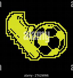 Pixel icon. Classic football player t shirt. Sports uniform of soccer ...