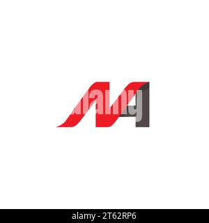 NA Logo Design. Letter NA Icon Stock Vector