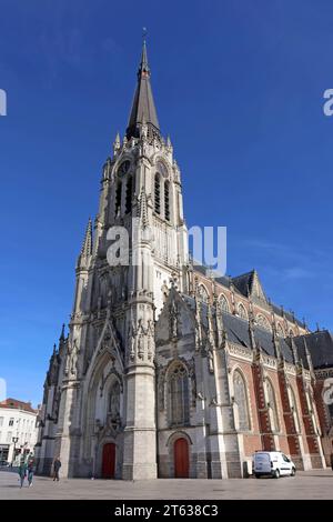 CHIESA, EGLISE SAINT CHRISTOPHE, TOURCOING, Francia, 17-10-2023, Veduta, View Stock Photo