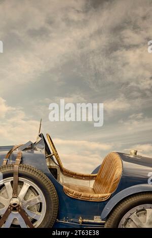 Classic Italian sport car side view isolated on white Stock Photo - Alamy