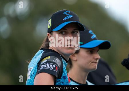 Adelaide, Australia. 08th Nov, 2023. Adelaide, Australia, November 8th 2023: Portrait of Tahlia McGrath (9 Adelaide Strikers) during the Weber Women's Big Bash League 09 game between Adelaide Strikers and Melbourne Renegades at the Karen Rolton Oval in Adelaide, Australia (Noe Llamas/SPP) Credit: SPP Sport Press Photo. /Alamy Live News Stock Photo