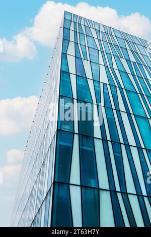 The Sir Duncan Rice Library building, Aberdeen University, Scotland, UK.  Architect: Schmidt Hammer Lassen, 2011. Stock Photo