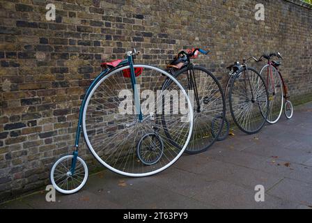 Penny Farthing Ordinary Bicycles Concours Marlborough Road St James's London London To Brighton Veteran Car Run Stock Photo