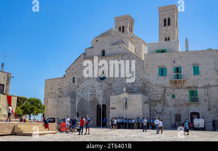 MOLFETTA, ITALY, JULY 10, 2022 - View of Cathedral of San Conrad, province of Bari, Puglia, Italy Stock Photo