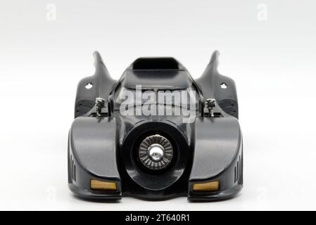 Batmobile model replica from 1989 Batman Movie Stock Photo