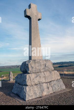 Flodden Field Battlefield Memorial, Branxton, Northumberland, England, UK Stock Photo