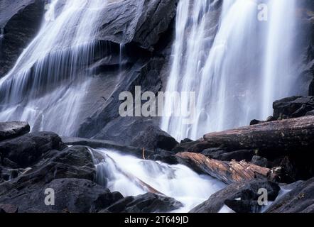 Bridalveil Falls, Mt Baker-Snoqualmie National Forest, Washington Stock Photo