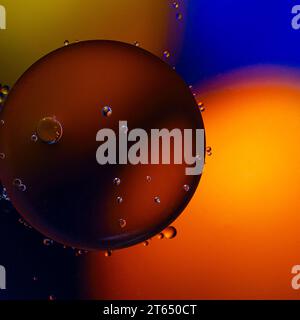 Colorful abstract background. Cosmos. Colorful Bubbles Stock Photo