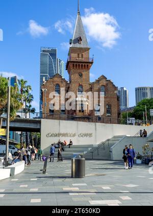 Campbells Cove is for having a meal or for walking around from The Rocks to Circular Quay in Sydney, NSW, Australia Stock Photo