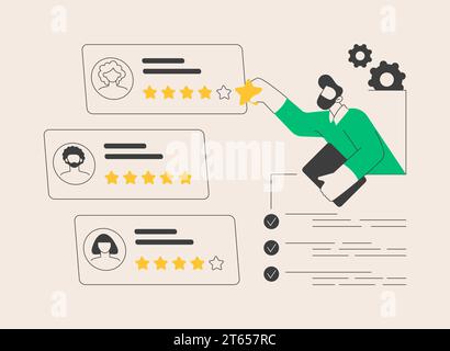 Performance rating abstract concept vector illustration. Performance ...