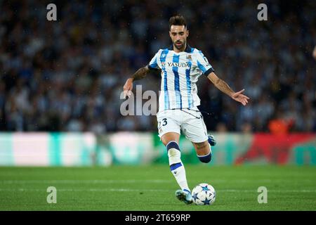 San Sebastian, Spain. 08th Nov, 2023. Brais Mendez of Real Sociedad Credit: PRESSINPHOTO SPORTS AGENCY/Alamy Live News Stock Photo