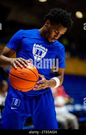 November 1, 2023: Duke Blue Devils Neal Begovich (20) Defends The Drive ...