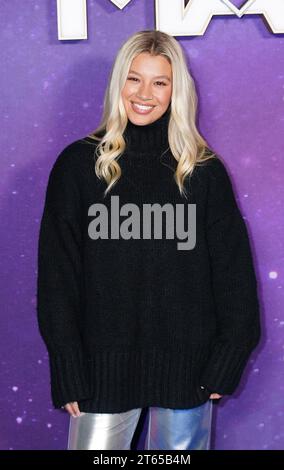 Molly Rainford attends the gala screening of The Marvels at Cineworld Leicester Square, central London. Picture date: Wednesday November 8, 2023. Stock Photo