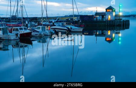 Victoria Dock, Caernarfon, Gwynedd, North Wales. Pictured in October 2023. Stock Photo