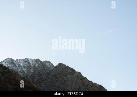 Mountains in autumn in the Maritime Alps (Cuneo, Piedmont, Italy) Stock Photo