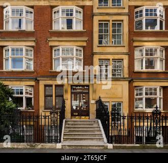 England, United Kingdom, Aug 30th 2023, view of Hamston House a residential building in the Royal Borough of Kensington and Chelsea Stock Photo