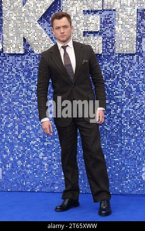 London, UK. 20th May, 2019. Taron Egerton attends the 'Rocketman' UK premiere at Odeon Luxe Leicester Square in London. (Photo by Fred Duval/SOPA Images/Sipa USA) Credit: Sipa USA/Alamy Live News Stock Photo