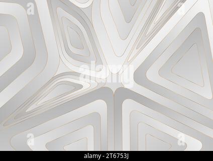 Grey and golden tech abstract low poly pattern vector background Stock Vector