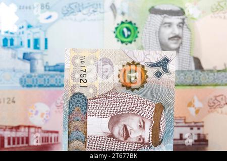 Bahraini money - dinar a business background Stock Photo