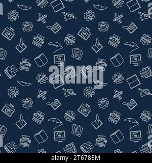 Copywriting vector minimal Seamless Pattern or background Stock Vector
