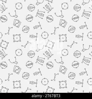 Graphic design vector seamless pattern or background Stock Vector