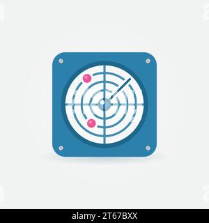 vector abstract flat design radar chart infographic elements Stock ...