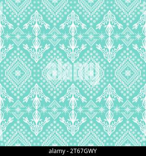 geometric paisley pattern traiditional tribal style Stock Photo
