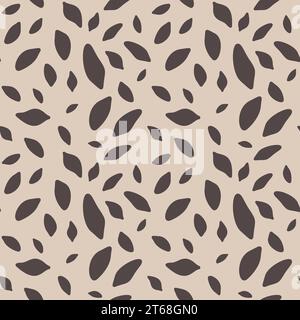 Seamless pattern with Trematodes Helminths - vector concept background Stock Vector