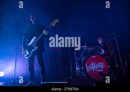 Photographs of LostAlone  performing at Barrowland Glasgow on the 8th November 2023 Stock Photo