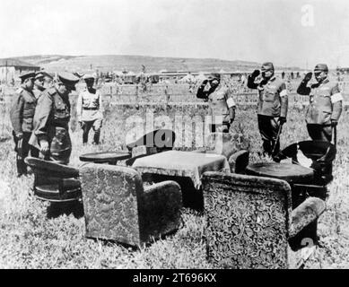 In 1945, Japanese military delegates saluted Lt. Colonel Nathu Singh of ...