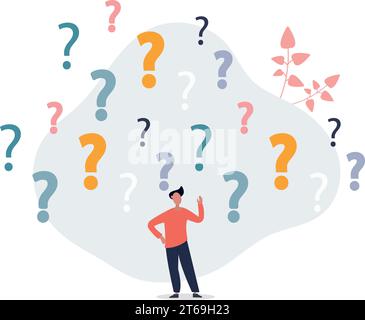 Business decision making doubt about options confusion .Choice about company work strategy. Stock Vector