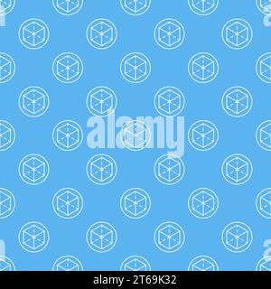 AR vector concept blue seamless pattern or background Stock Vector