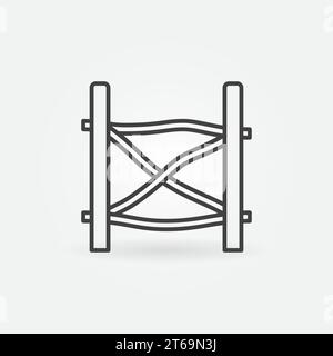 Picket line icon. Simple element from social activity collection ...
